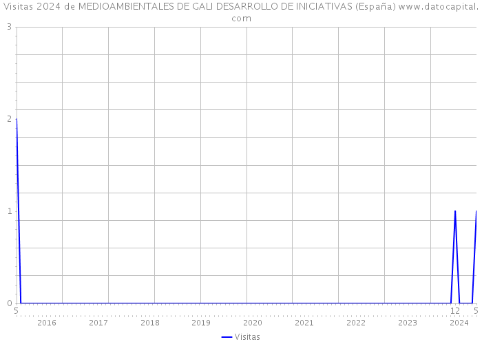Visitas 2024 de MEDIOAMBIENTALES DE GALI DESARROLLO DE INICIATIVAS (España) 