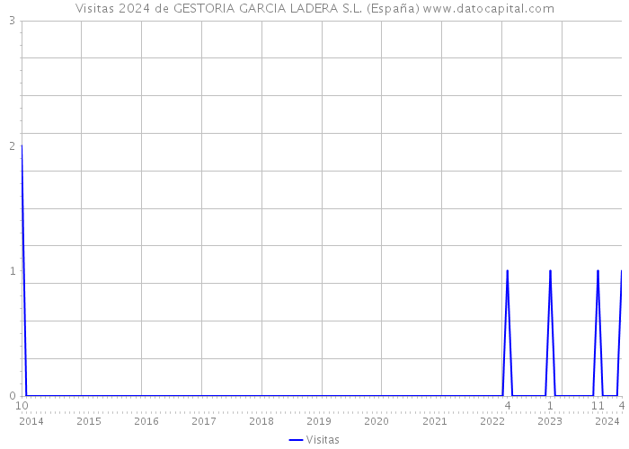 Visitas 2024 de GESTORIA GARCIA LADERA S.L. (España) 
