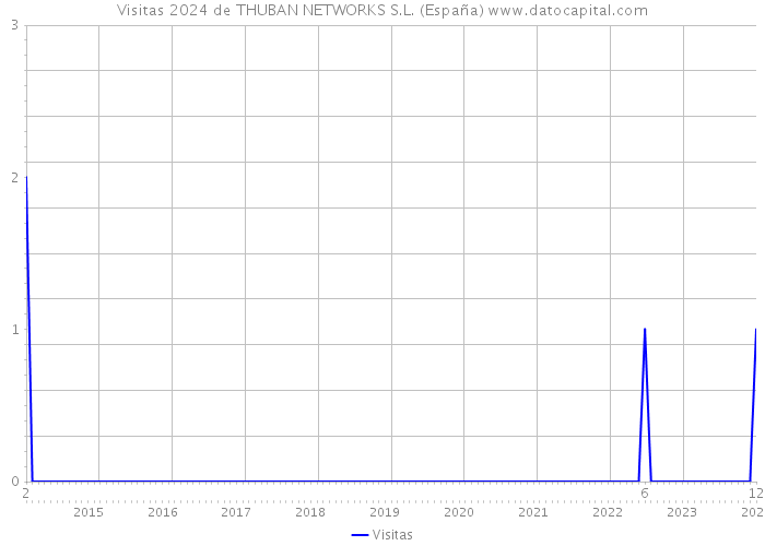 Visitas 2024 de THUBAN NETWORKS S.L. (España) 