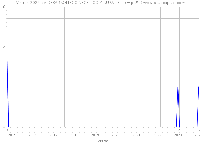 Visitas 2024 de DESARROLLO CINEGETICO Y RURAL S.L. (España) 
