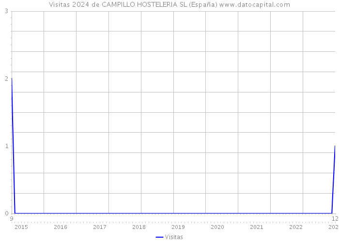 Visitas 2024 de CAMPILLO HOSTELERIA SL (España) 
