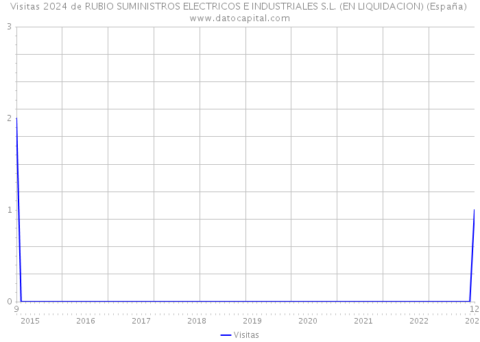 Visitas 2024 de RUBIO SUMINISTROS ELECTRICOS E INDUSTRIALES S.L. (EN LIQUIDACION) (España) 