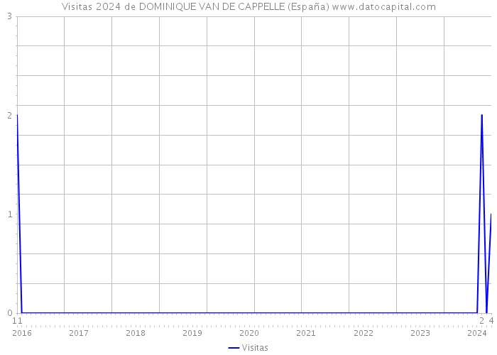 Visitas 2024 de DOMINIQUE VAN DE CAPPELLE (España) 