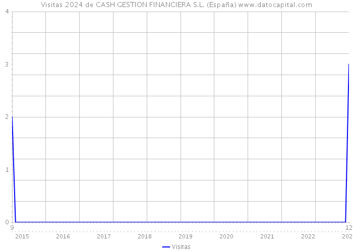Visitas 2024 de CASH GESTION FINANCIERA S.L. (España) 