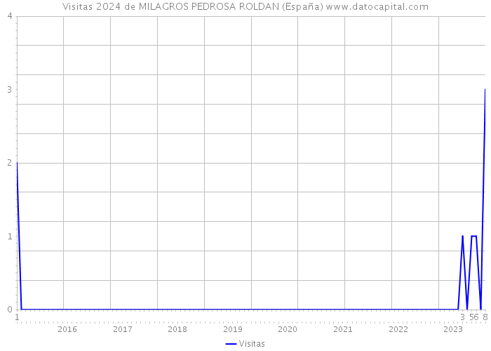 Visitas 2024 de MILAGROS PEDROSA ROLDAN (España) 