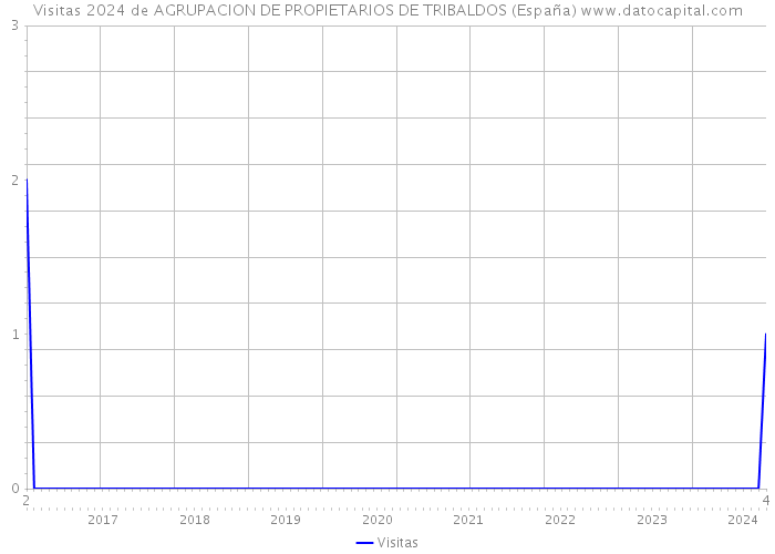 Visitas 2024 de AGRUPACION DE PROPIETARIOS DE TRIBALDOS (España) 
