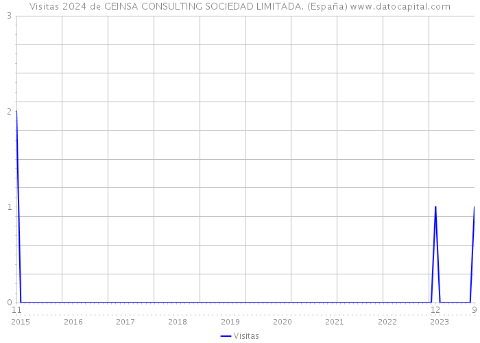 Visitas 2024 de GEINSA CONSULTING SOCIEDAD LIMITADA. (España) 