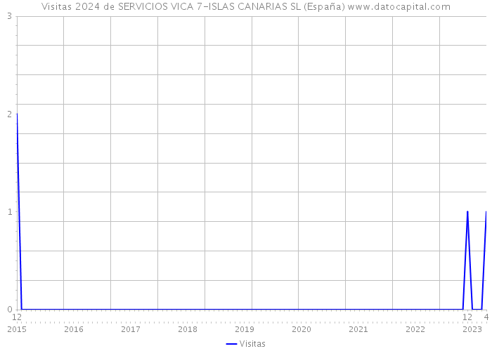 Visitas 2024 de SERVICIOS VICA 7-ISLAS CANARIAS SL (España) 