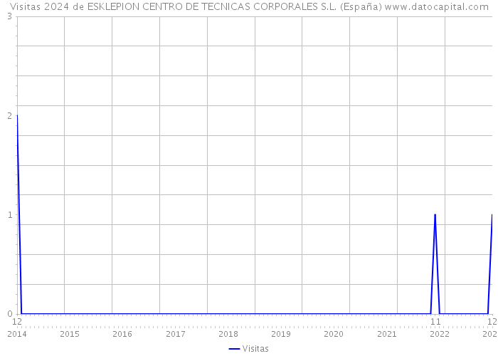 Visitas 2024 de ESKLEPION CENTRO DE TECNICAS CORPORALES S.L. (España) 