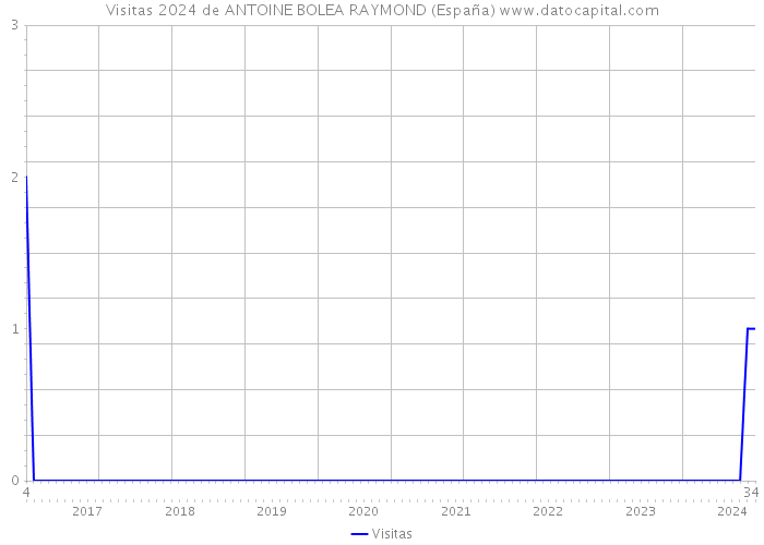 Visitas 2024 de ANTOINE BOLEA RAYMOND (España) 