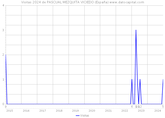 Visitas 2024 de PASCUAL MEZQUITA VICIEDO (España) 