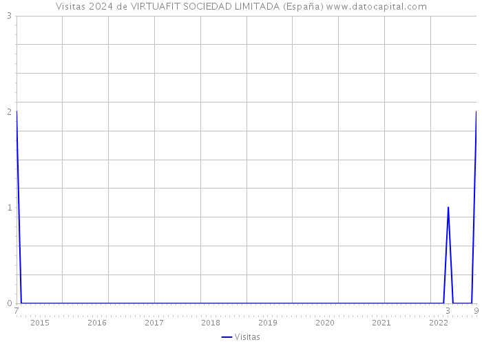 Visitas 2024 de VIRTUAFIT SOCIEDAD LIMITADA (España) 