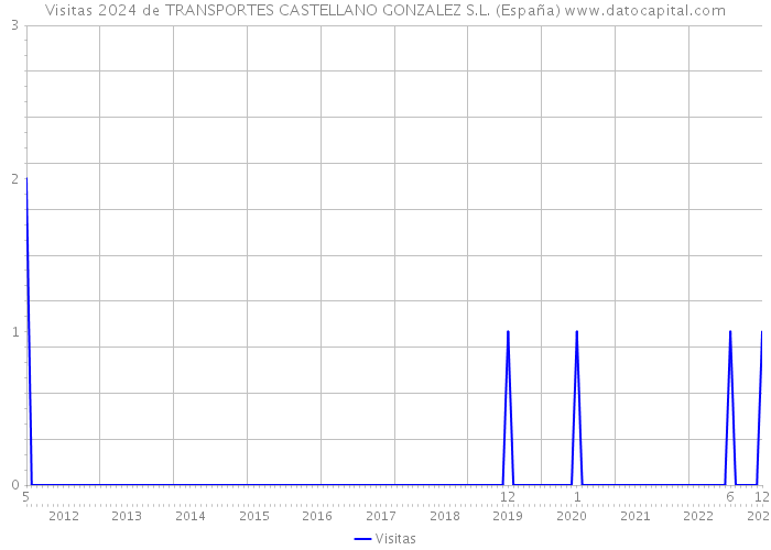 Visitas 2024 de TRANSPORTES CASTELLANO GONZALEZ S.L. (España) 