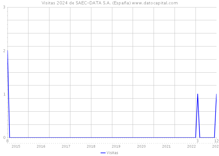 Visitas 2024 de SAEC-DATA S.A. (España) 
