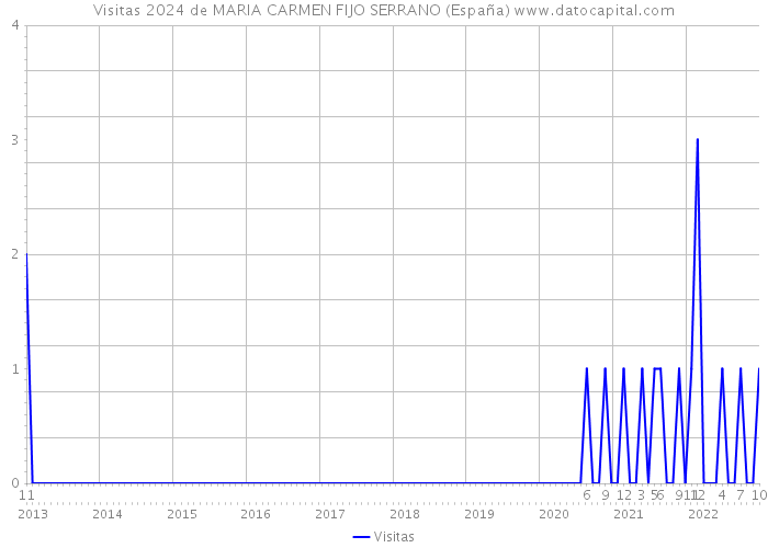 Visitas 2024 de MARIA CARMEN FIJO SERRANO (España) 