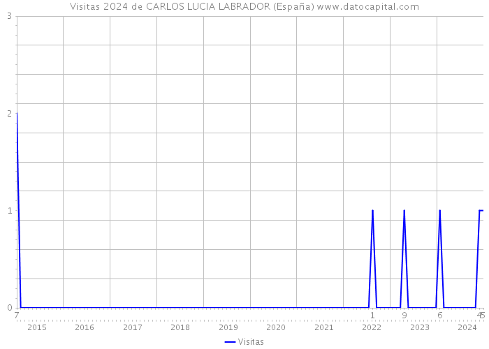 Visitas 2024 de CARLOS LUCIA LABRADOR (España) 