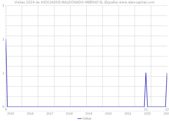 Visitas 2024 de ASOCIADOS MALDONADO-MERINO SL (España) 