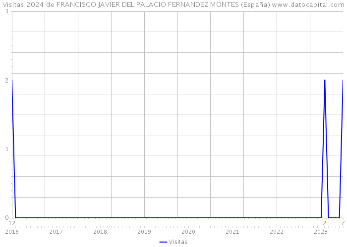 Visitas 2024 de FRANCISCO JAVIER DEL PALACIO FERNANDEZ MONTES (España) 