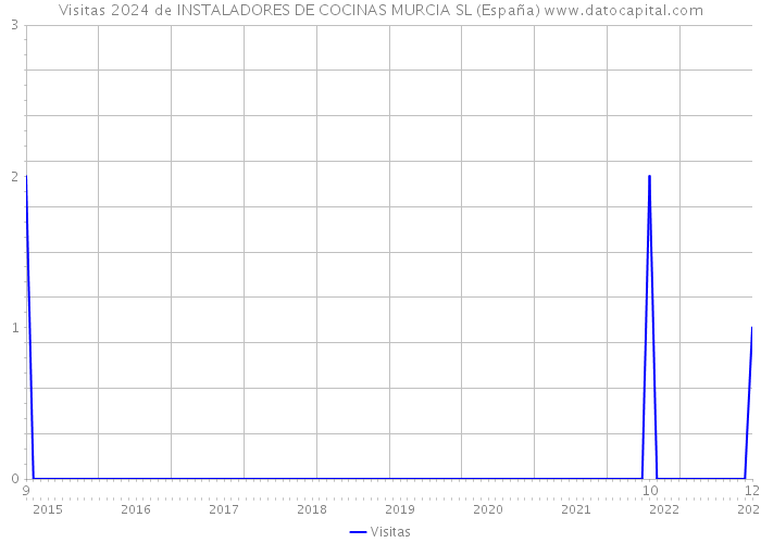 Visitas 2024 de INSTALADORES DE COCINAS MURCIA SL (España) 