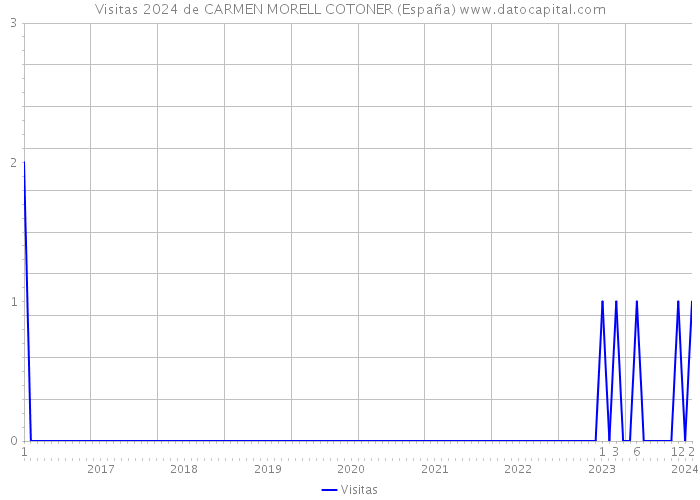 Visitas 2024 de CARMEN MORELL COTONER (España) 