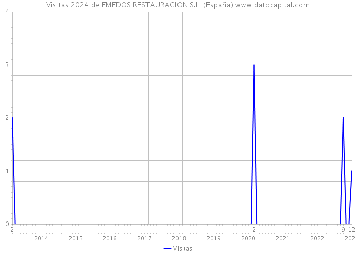Visitas 2024 de EMEDOS RESTAURACION S.L. (España) 