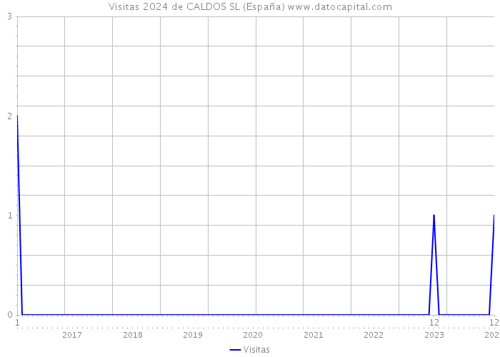 Visitas 2024 de CALDOS SL (España) 