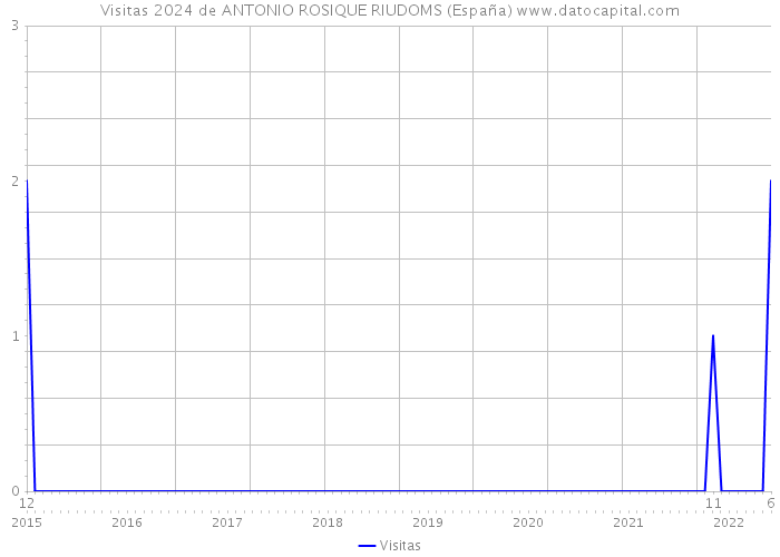 Visitas 2024 de ANTONIO ROSIQUE RIUDOMS (España) 