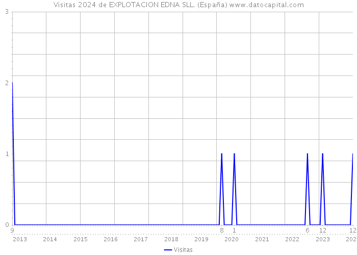 Visitas 2024 de EXPLOTACION EDNA SLL. (España) 