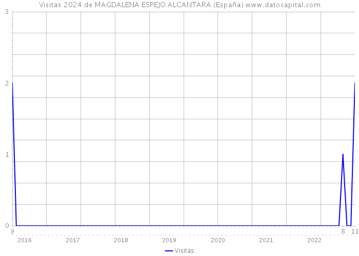Visitas 2024 de MAGDALENA ESPEJO ALCANTARA (España) 