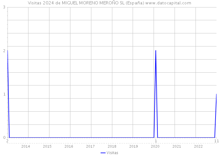 Visitas 2024 de MIGUEL MORENO MEROÑO SL (España) 