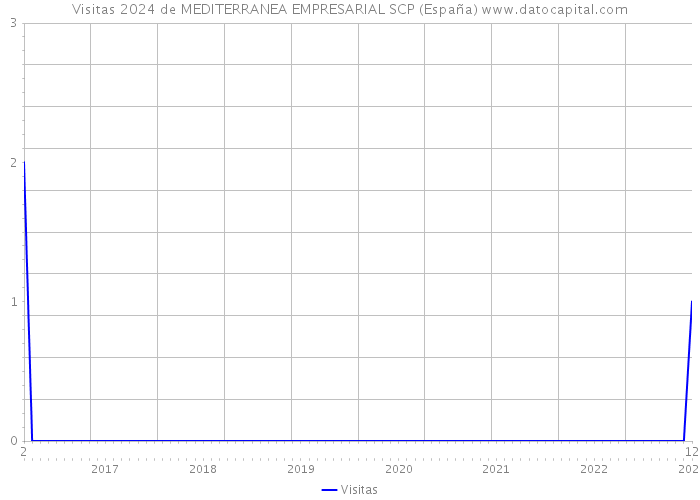Visitas 2024 de MEDITERRANEA EMPRESARIAL SCP (España) 