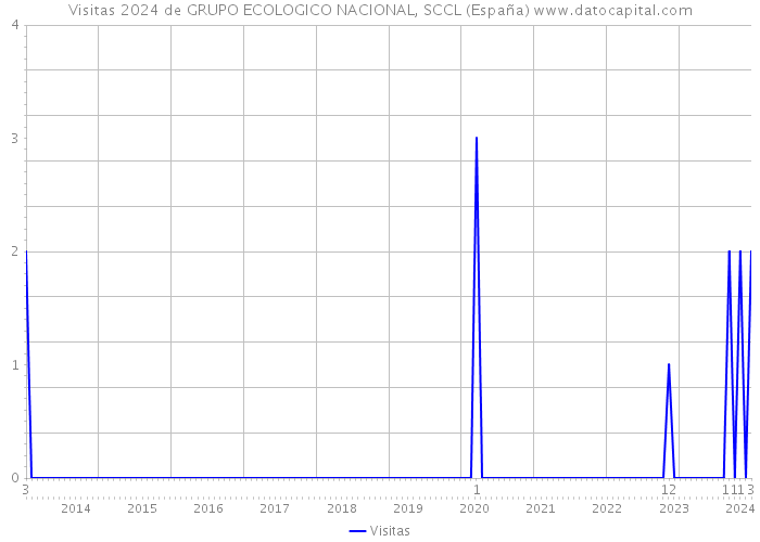 Visitas 2024 de GRUPO ECOLOGICO NACIONAL, SCCL (España) 