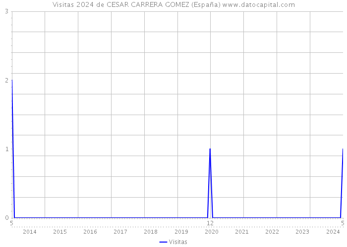 Visitas 2024 de CESAR CARRERA GOMEZ (España) 