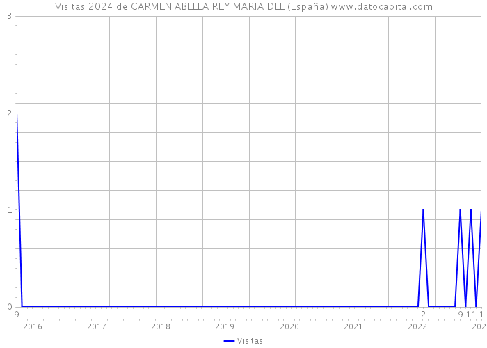Visitas 2024 de CARMEN ABELLA REY MARIA DEL (España) 