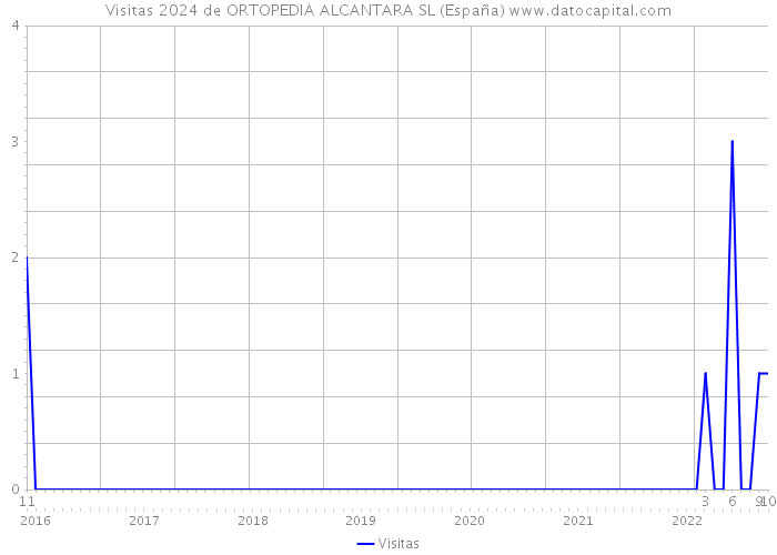 Visitas 2024 de ORTOPEDIA ALCANTARA SL (España) 