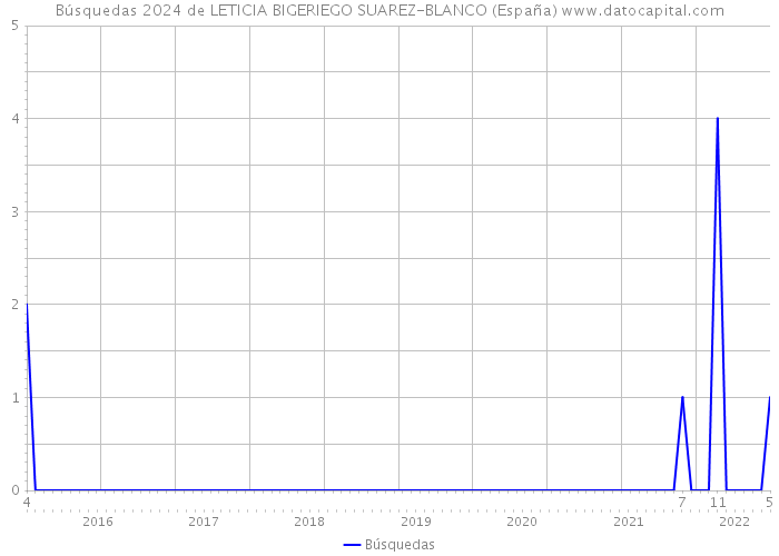 Búsquedas 2024 de LETICIA BIGERIEGO SUAREZ-BLANCO (España) 