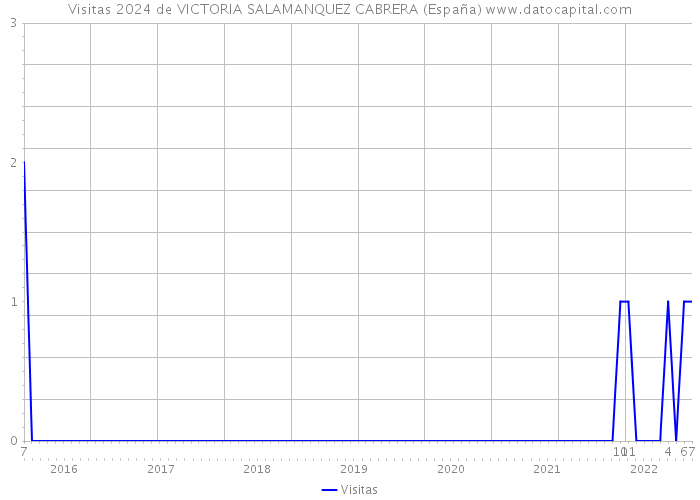 Visitas 2024 de VICTORIA SALAMANQUEZ CABRERA (España) 