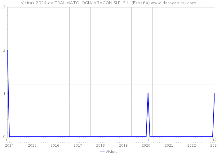 Visitas 2024 de TRAUMATOLOGIA ARAGON SLP S.L. (España) 