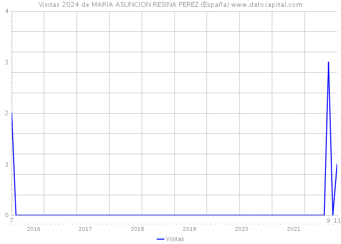 Visitas 2024 de MARIA ASUNCION RESINA PEREZ (España) 