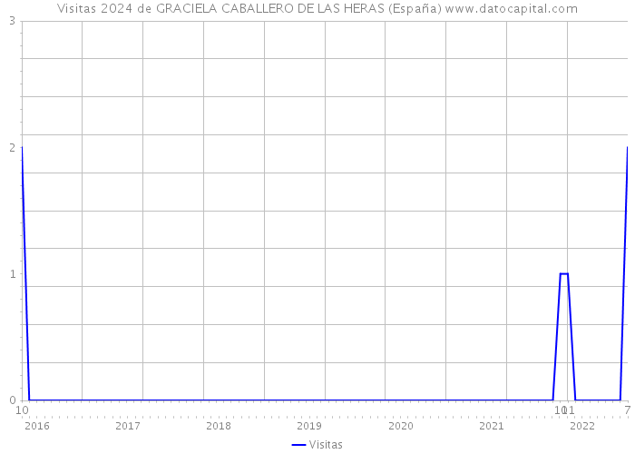 Visitas 2024 de GRACIELA CABALLERO DE LAS HERAS (España) 