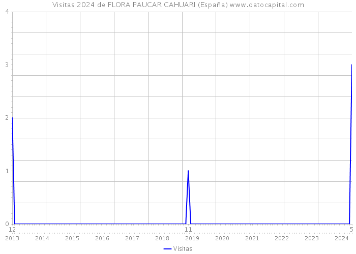 Visitas 2024 de FLORA PAUCAR CAHUARI (España) 