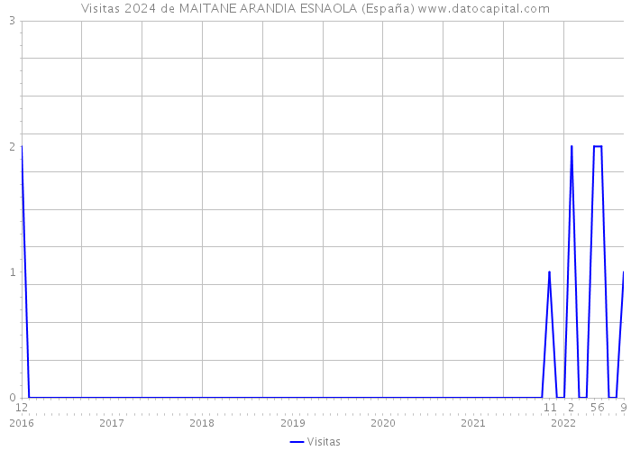 Visitas 2024 de MAITANE ARANDIA ESNAOLA (España) 