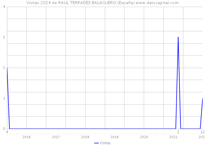 Visitas 2024 de RAUL TERRADES BALAGUERO (España) 