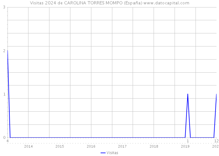 Visitas 2024 de CAROLINA TORRES MOMPO (España) 