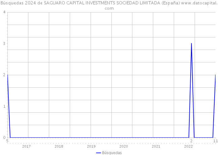 Búsquedas 2024 de SAGUARO CAPITAL INVESTMENTS SOCIEDAD LIMITADA (España) 