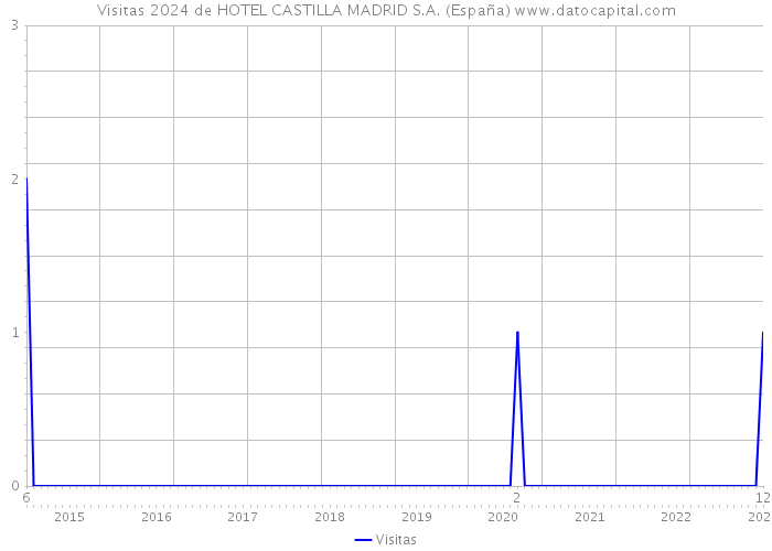 Visitas 2024 de HOTEL CASTILLA MADRID S.A. (España) 