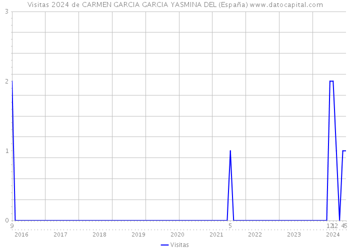 Visitas 2024 de CARMEN GARCIA GARCIA YASMINA DEL (España) 