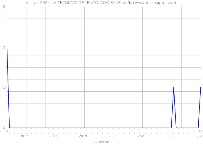 Visitas 2024 de TECNICAS DEL ENCOLADO SA (España) 