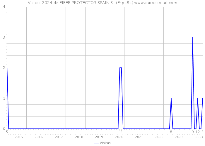 Visitas 2024 de FIBER PROTECTOR SPAIN SL (España) 