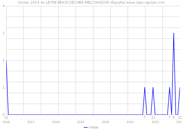 Visitas 2024 de LEYRE BEASCOECHEA MELCHISIDOR (España) 